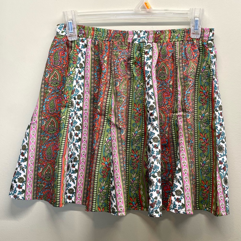 Jedzebel Floral Paisley Skirt